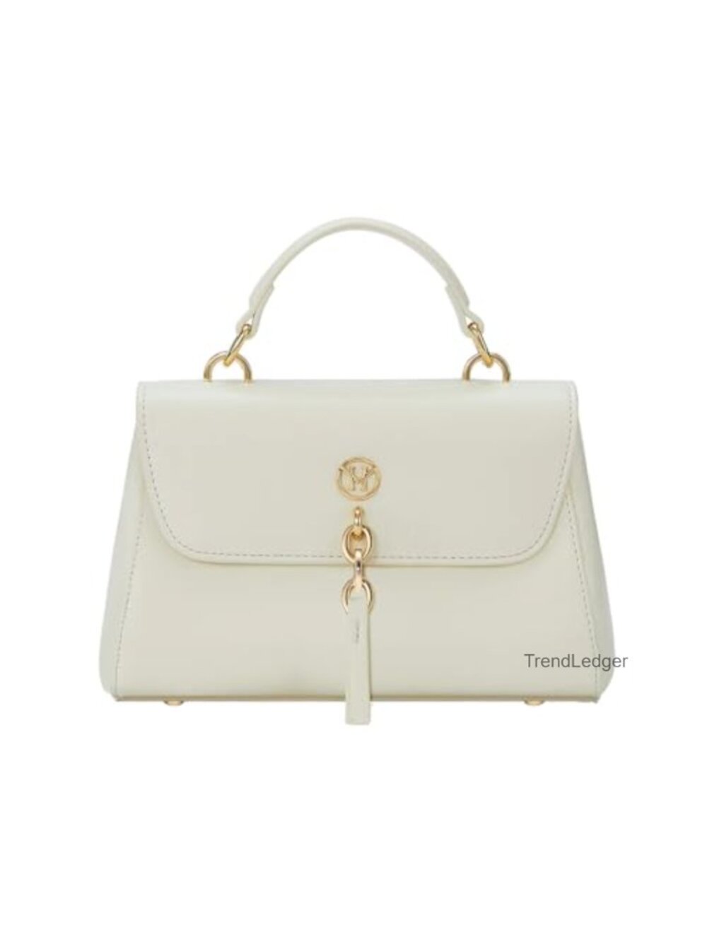 Small PU Leather Satchel Crossbody Bag Top Handle
